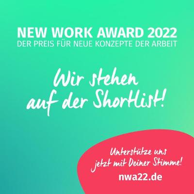 New Work Award - ZITiS ist auf der Shortlist